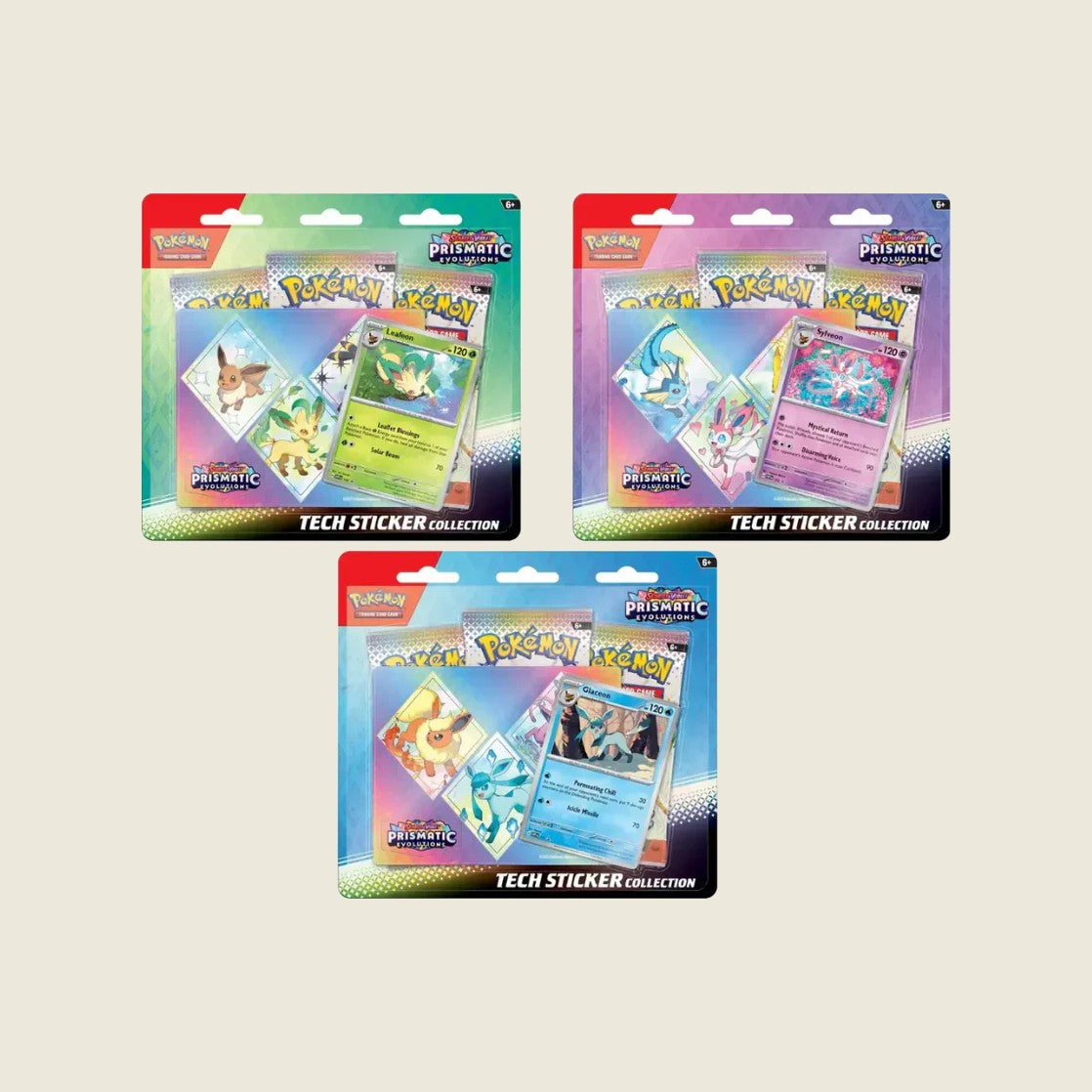 Pokemon - Prismatic Evolutions - Tech Sticker Collection (Various)