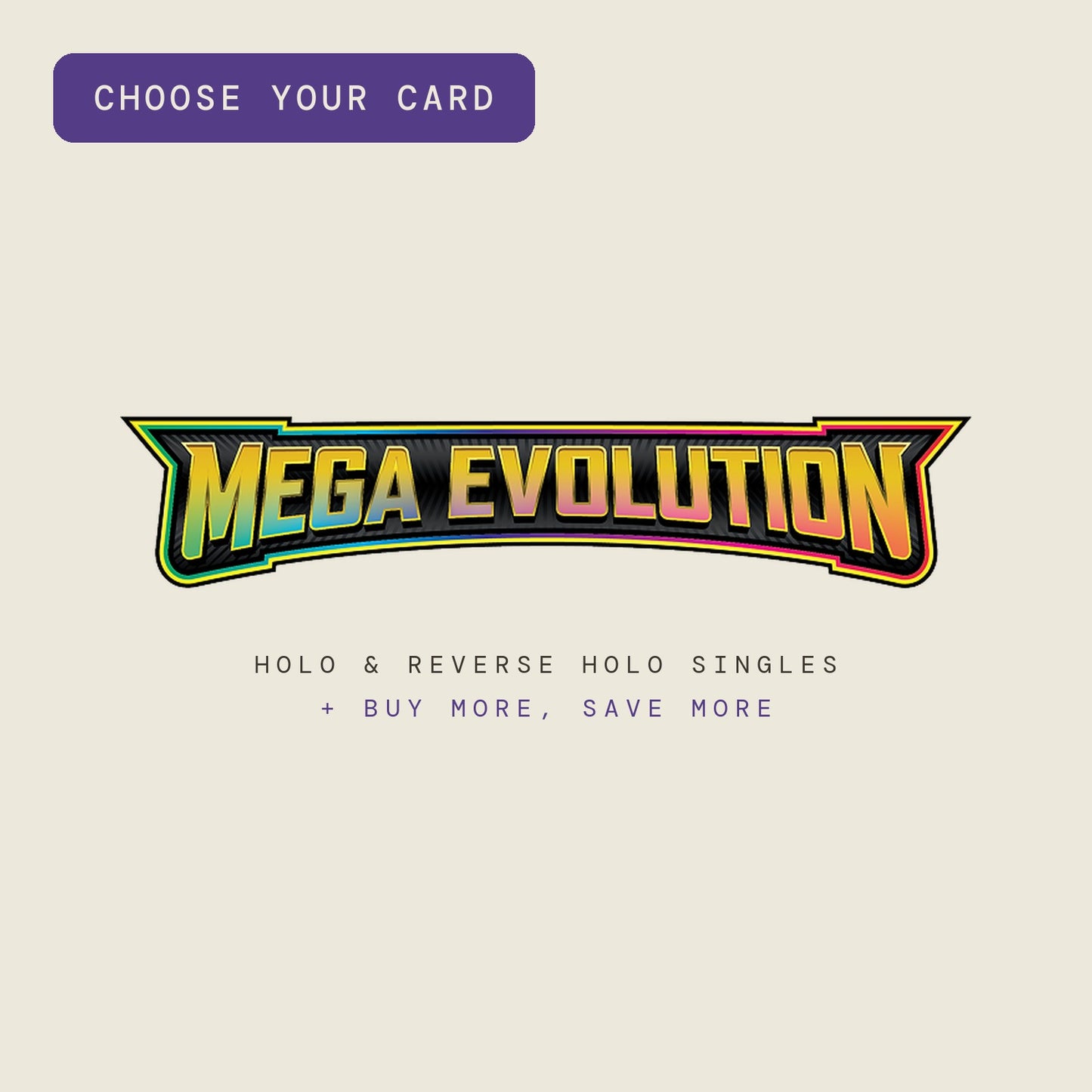 Pokemon Mega Evolution - Holo & Reverse Holo Singles
