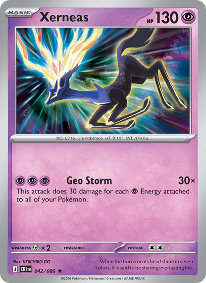 Pokemon Chaos Rising - Holo & Reverse Holo Singles