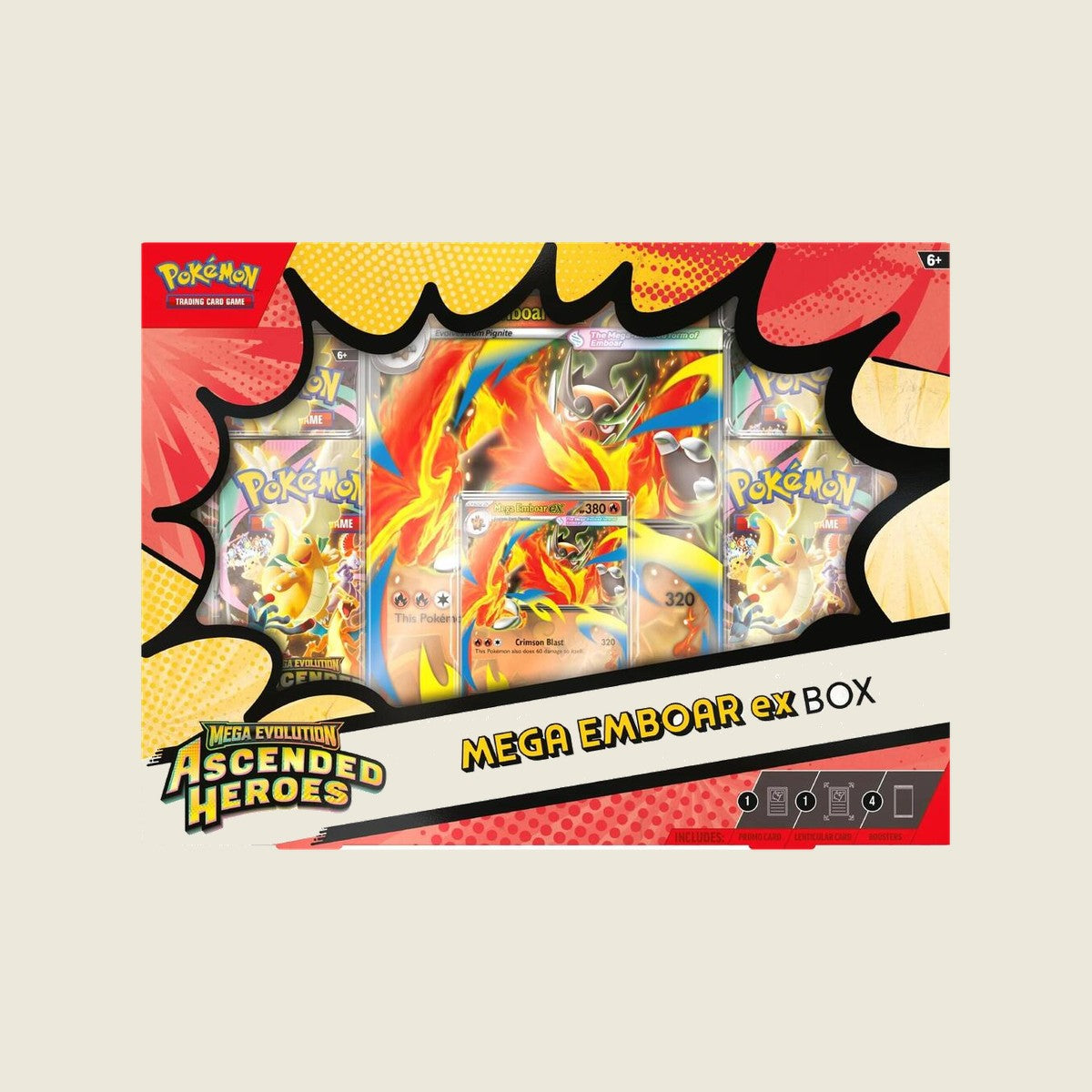 Pokémon - Héros Ascendants - Coffret Méga Roitiflam ex